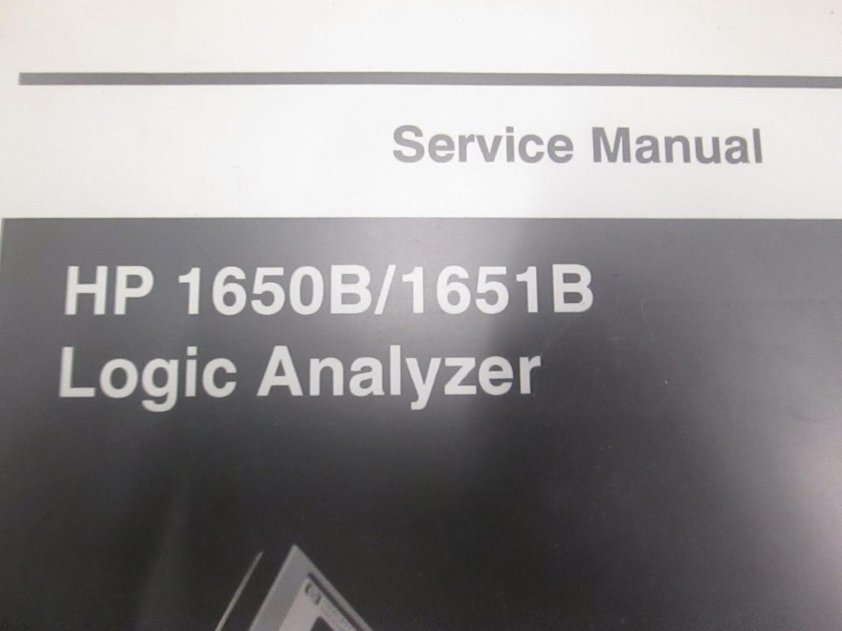 Used HP 1650B/ 1651B Logic Analyzer Service Manual, Used