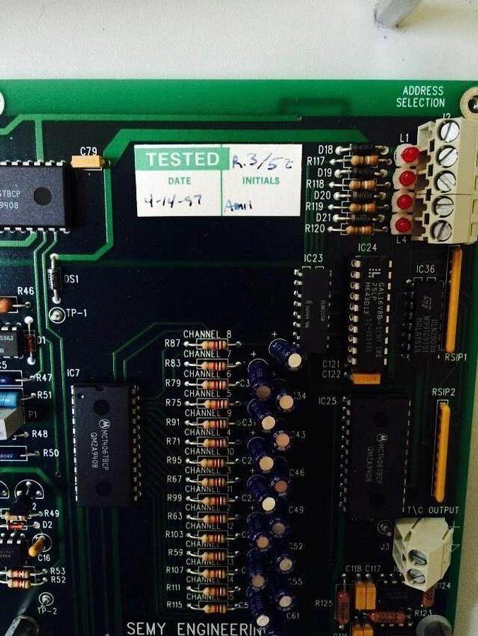 SEMY ENGINEERING T/C AMPLIFIER 15 INPUT 501.01.18 MYP9001005