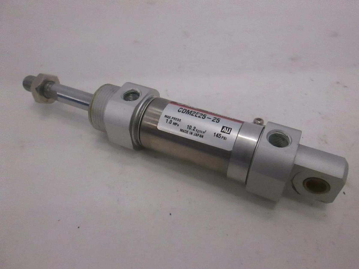 Used SMC, Pneumatic Cylinder, CDM2E25-25, Used