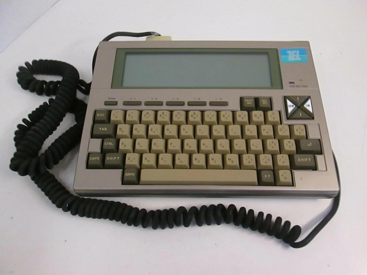 Used TEL Tokyo Electron NECV PC-8201 Hand-Held Personal Computer, Used