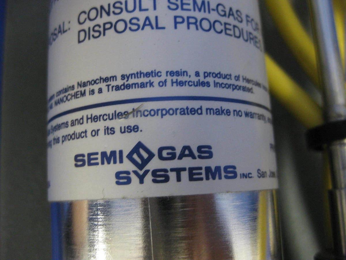 Used Semi-Gas Nitrogen Purification System Assy w/ Nanochem 1400, Used