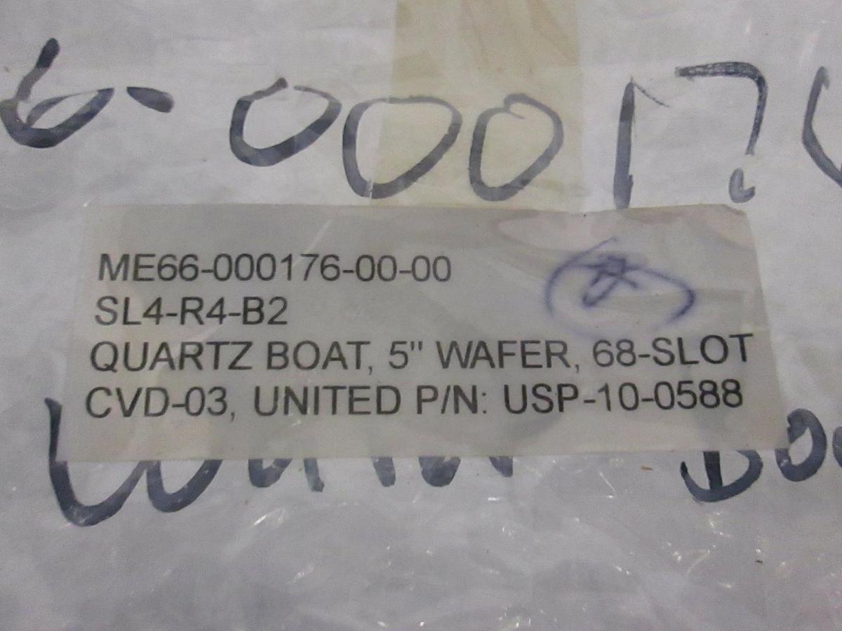 Used Quartz Boat 5" Wafer, 68-Slot, CVD-03, ME66-000176-00-00, New, Lot of 2