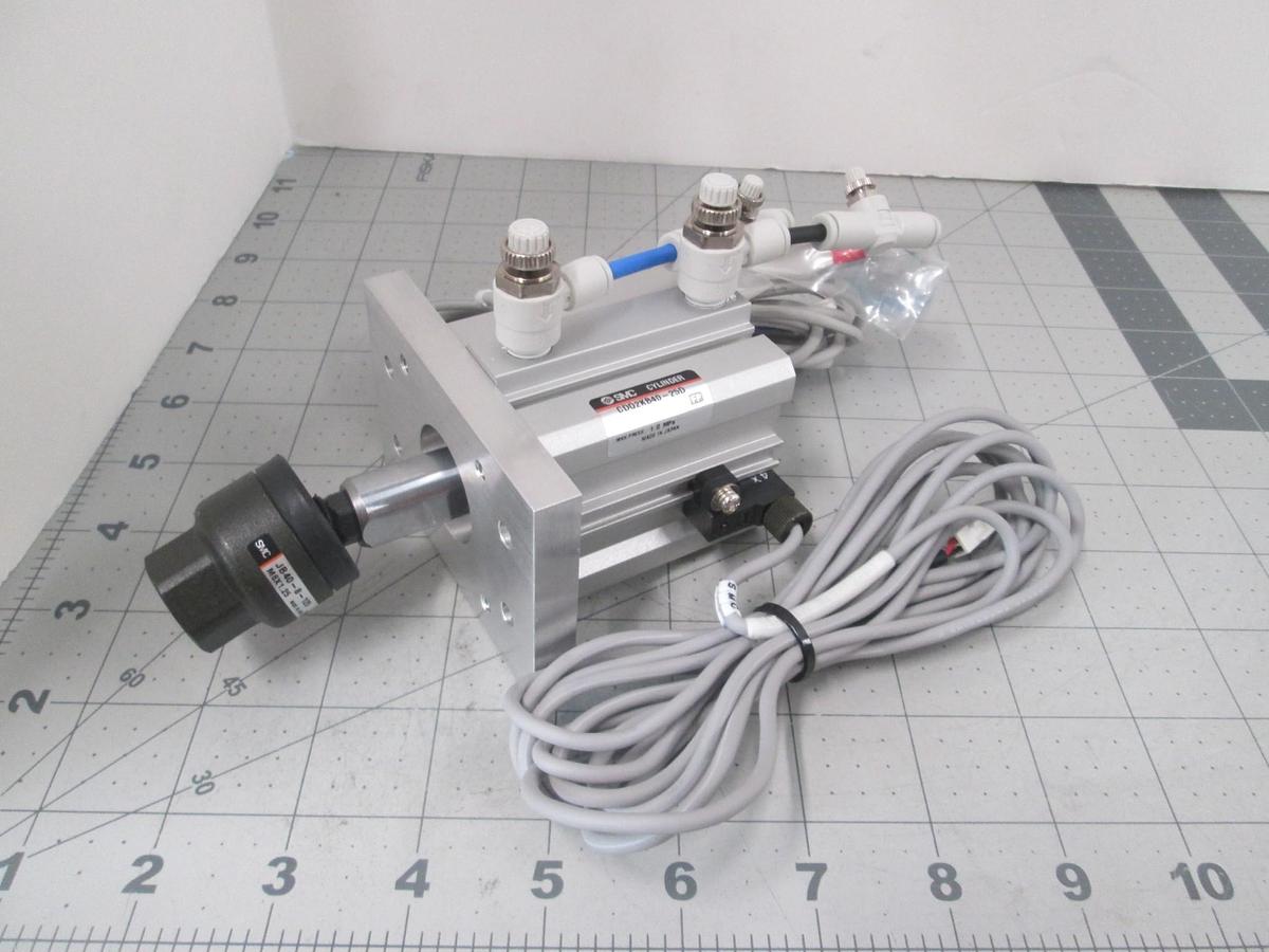 Used SMC, CDQ2KB40-25D, Lift Cylinder Assy, D-A73C, SK150A, JB40-8-125, New