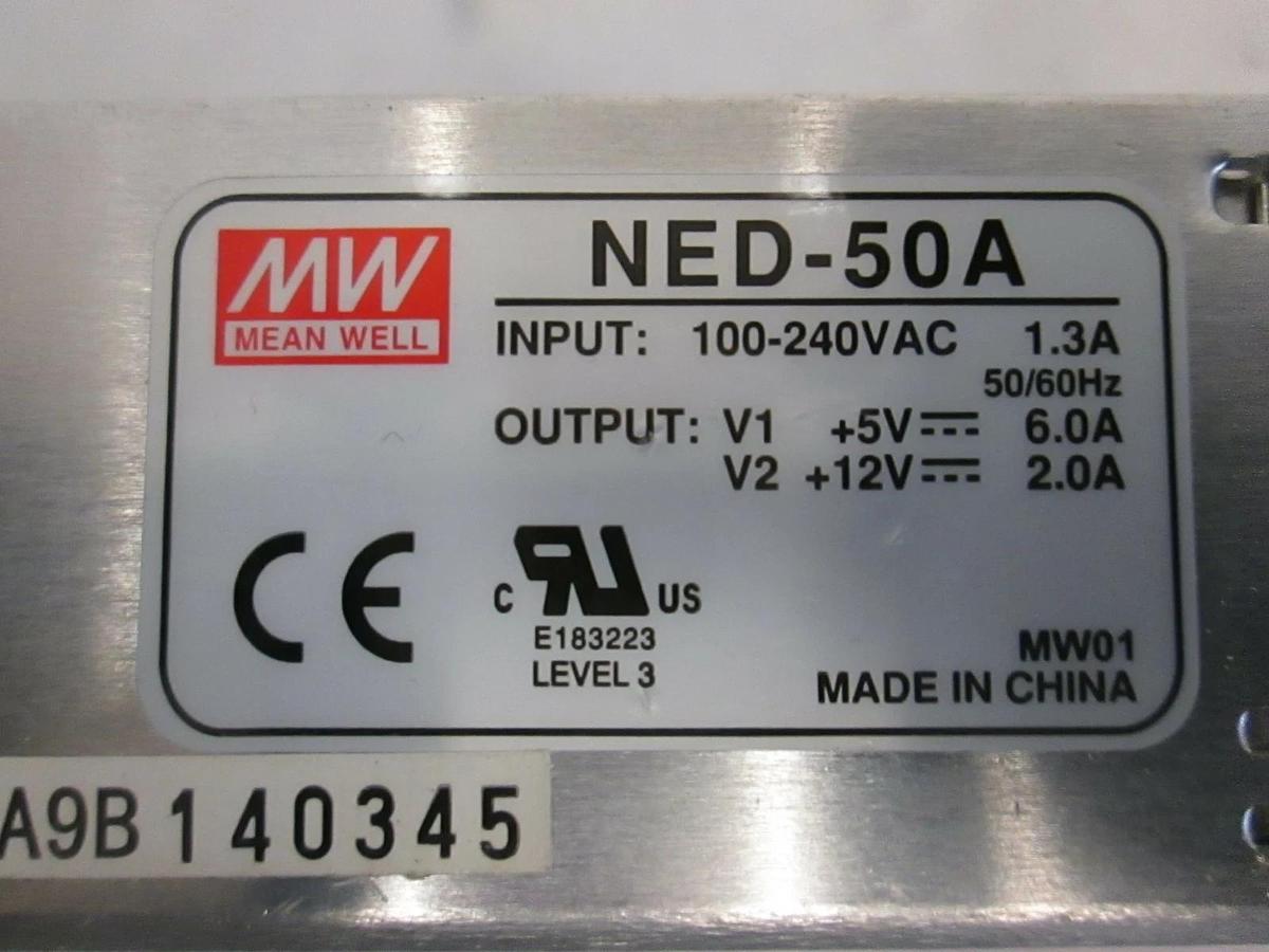Mean Well, NED-50A, Switching Power Supply, New