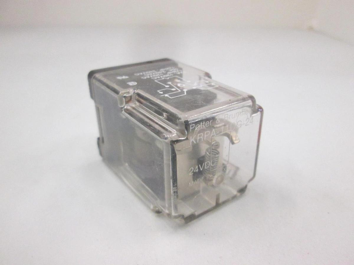 Used Potter & Brumfield, KRPA-11DG-24, 24VDC Relay, Used