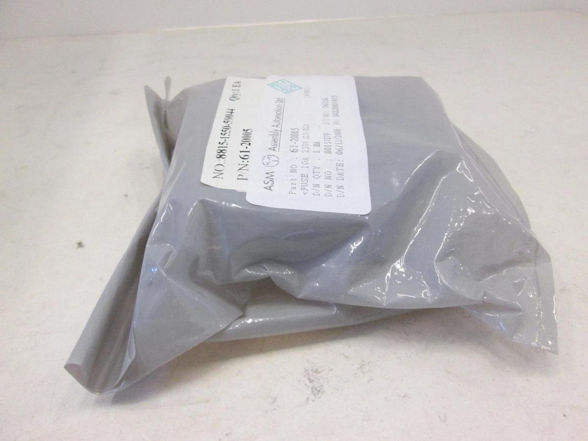 ASM, Fuse 10A, 250VSlow Blow, 61-20005, New
