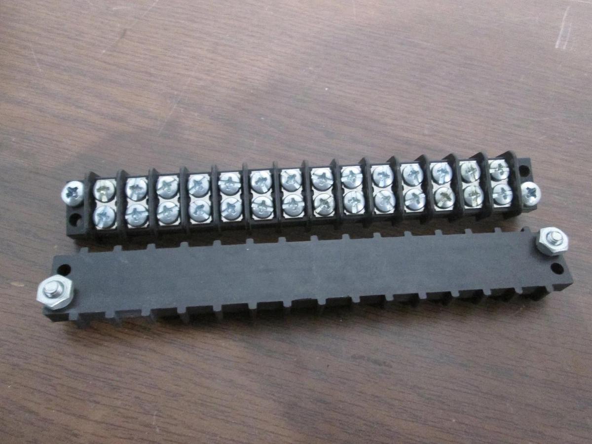 Used Cinch, 14 Position Terminal Block, Used, Lot of 2