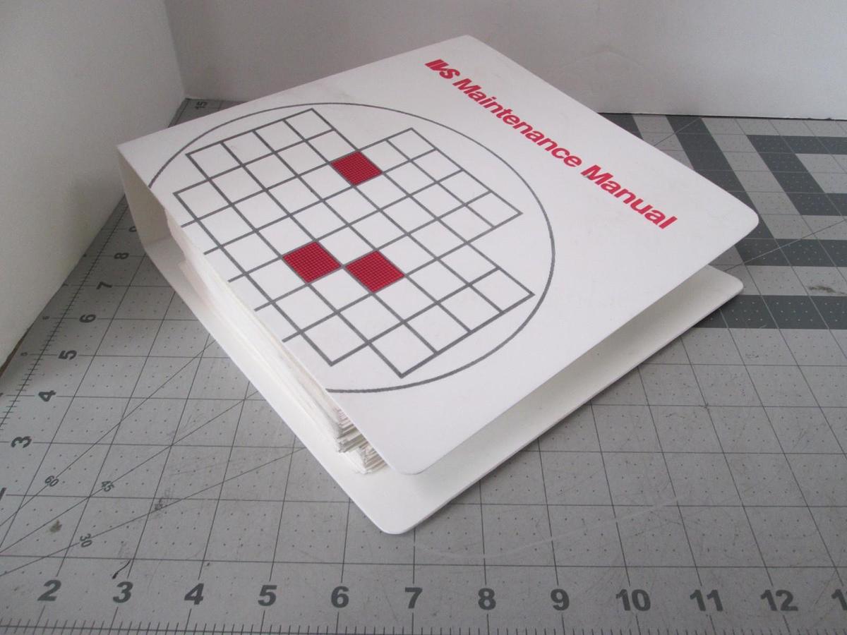 Used IVS, AccuVision Maintenance Manual for AccuVision 8050 System, Used