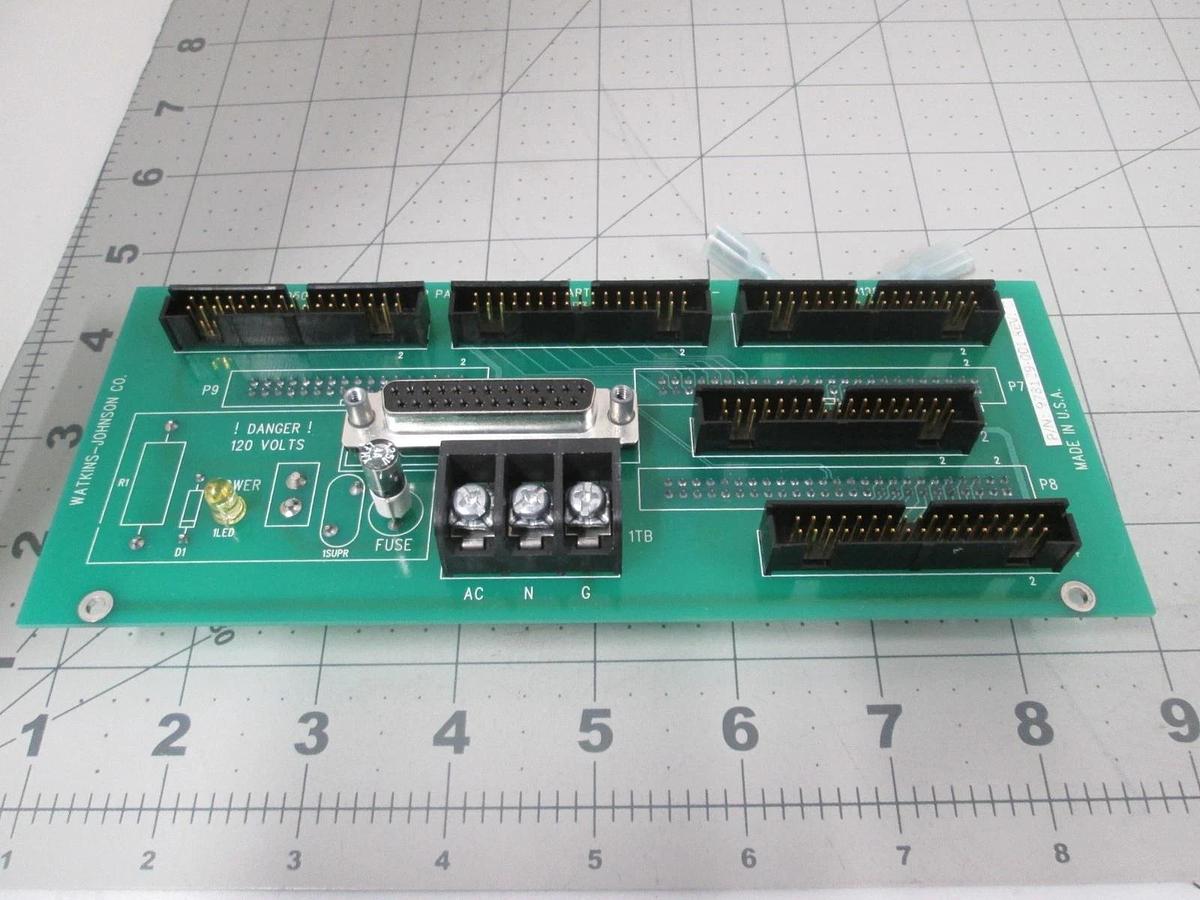 Watkins Johnson, WJ950, 978129-001, Thermotrim Rear Panel PCB Assy, New