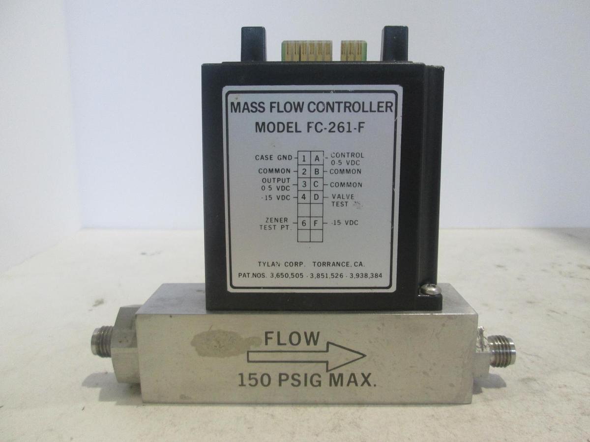 Used Tylan, FC-261-F, Mass Flow Controller, 20 SLPM, H2, Used