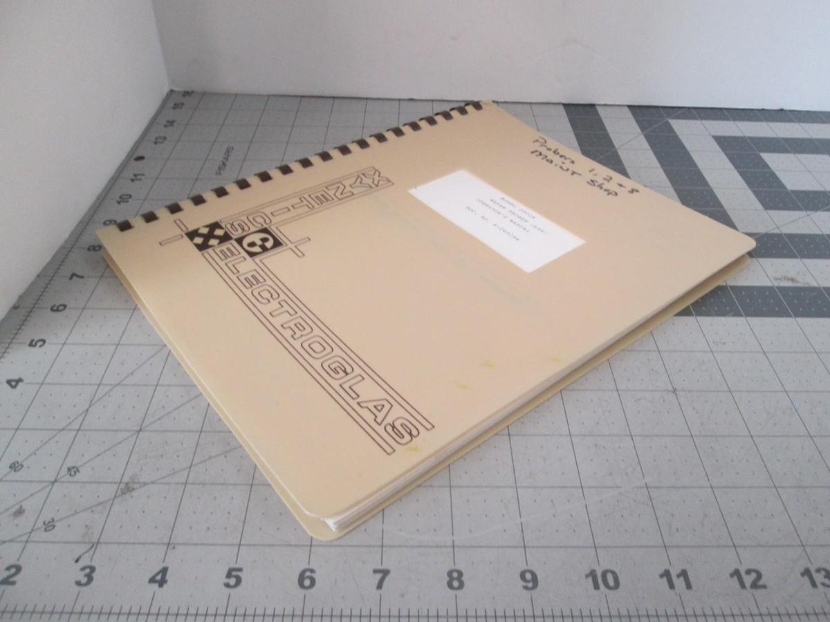 Used Electroglas, Model 2001x, Wafer Prober Operators Manual, A-245296, Used