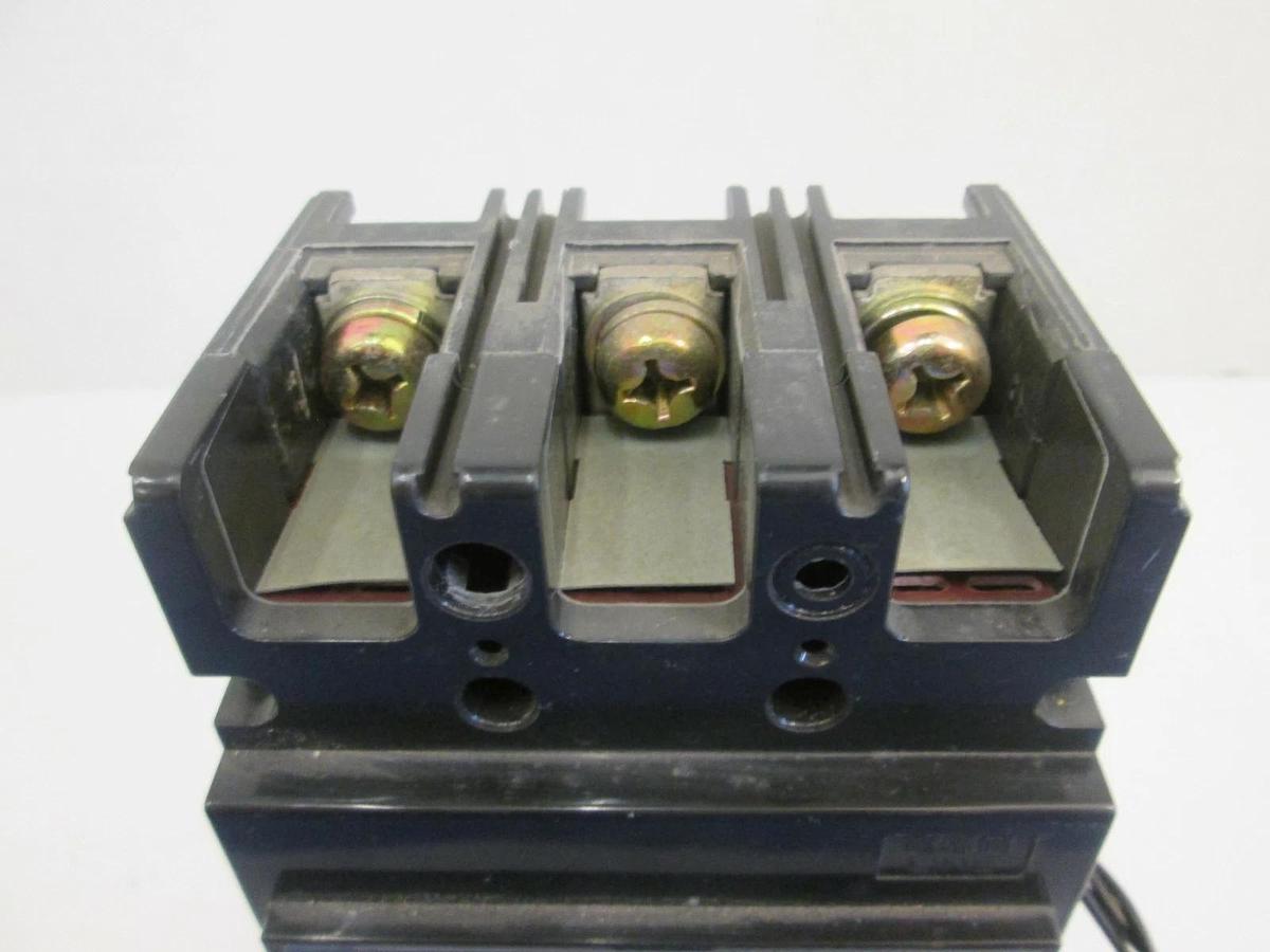 Used Mitsubishi Circuit Breaker NV100-SF 50A, 30mA, 3 Pole, 100-200-415 VAC, Used