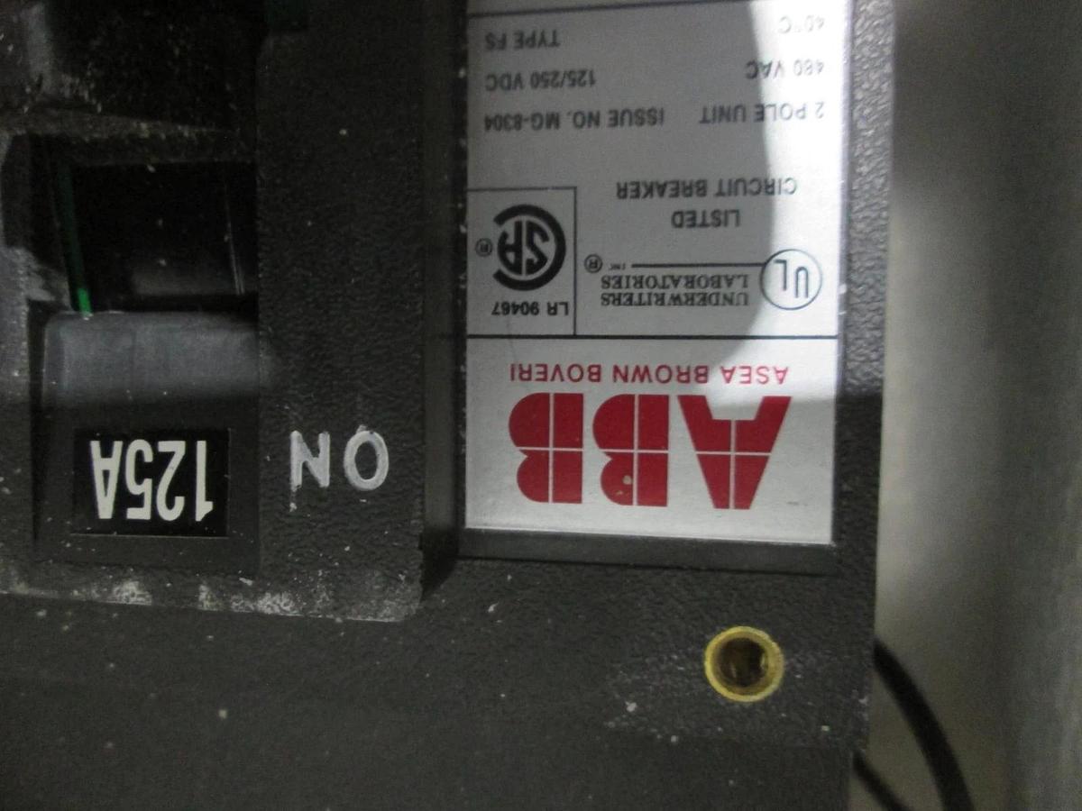 ABB, FSB4212SLUF4, 125A, 480v 3 Pole Circuit Breaker, unused.