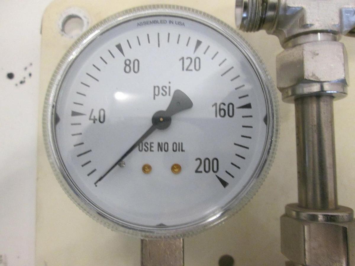 Used Custom Gas Regulator Assy for N2, Used