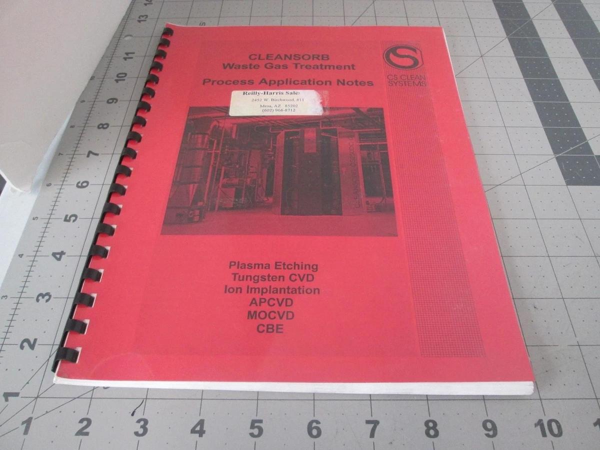 Used Cleansorb, Waste Gas Treatment, Process Application Notes, Used