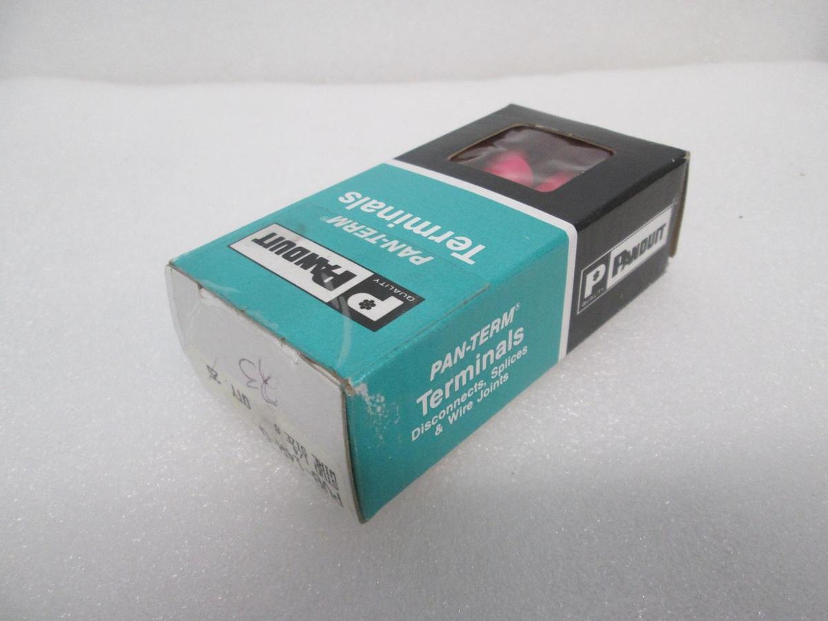 Panduit, Pan-Term Terminals, PV8-14R-Q, Stud 1/4, Wire Size 8, New, Lot of 23