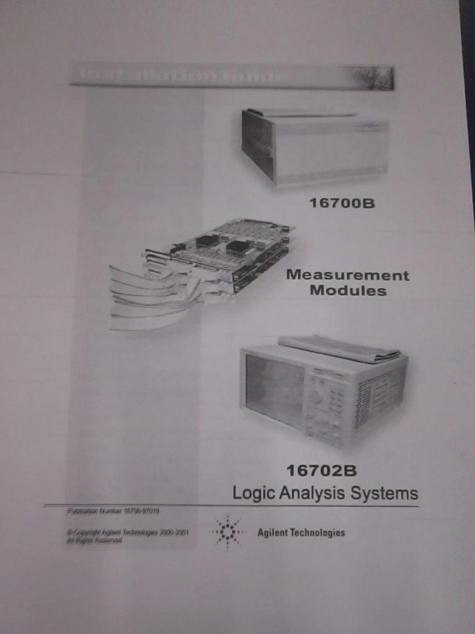 Used Agilent Tech Logic Analysis Systems 16700B, 16702B Measurment Module, Used