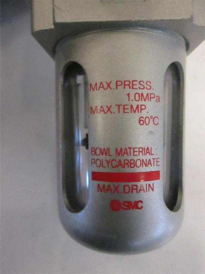 Used SMC, AW20-02E-C, Filter Regulator, Used