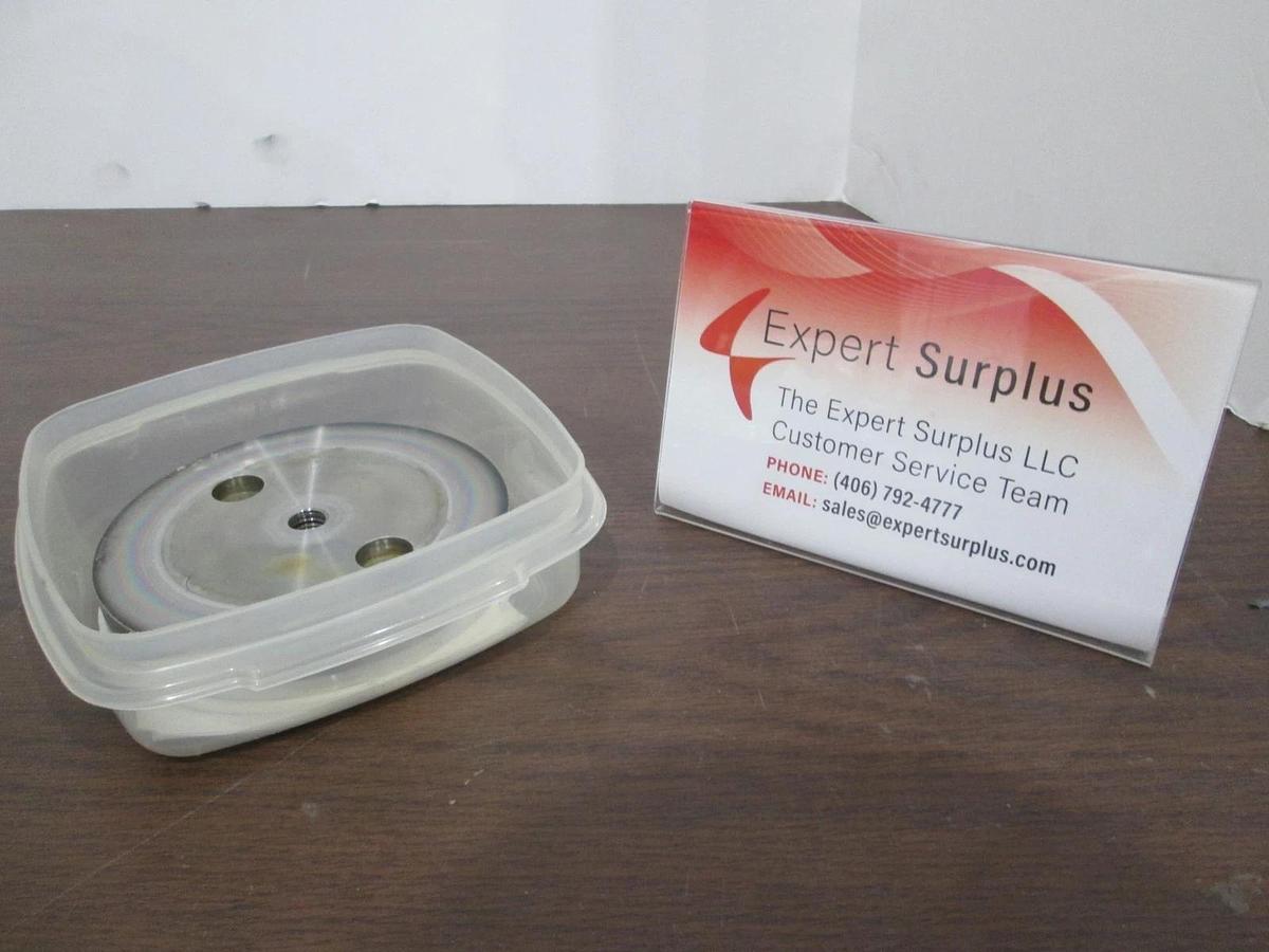 Used MRC, 808-03-005, 5″ Stainless Steel ZINC Backing Plate, Sputtering Target, Used