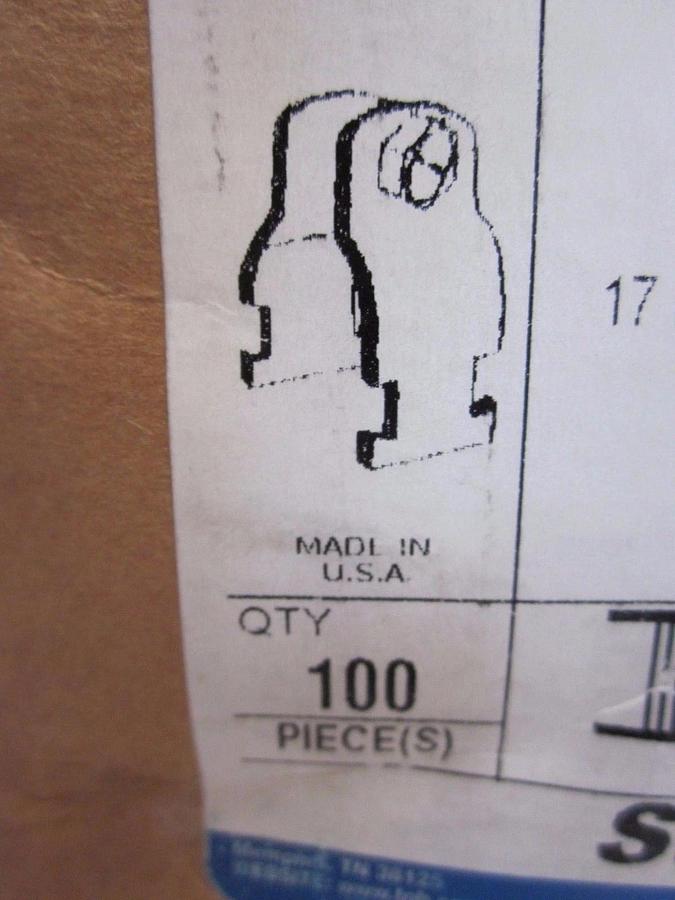 Thomas & Betts Superstrut 701-1-38 Pipe Clamp for 1 3/8" Pipe - Box of 100