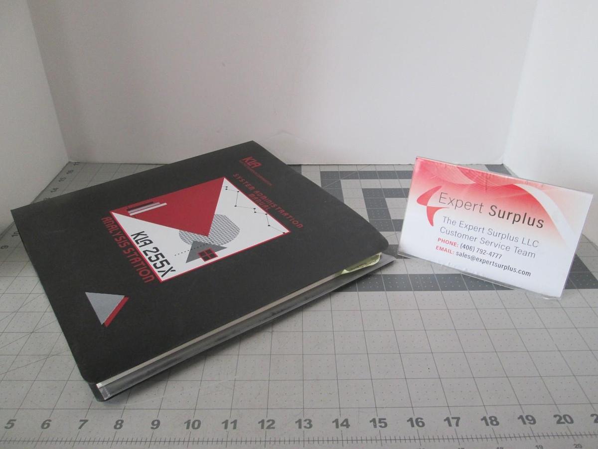 Used KLA, 25X1 Analysis Workstation, Software Installation Instruction for 3.6 , Used