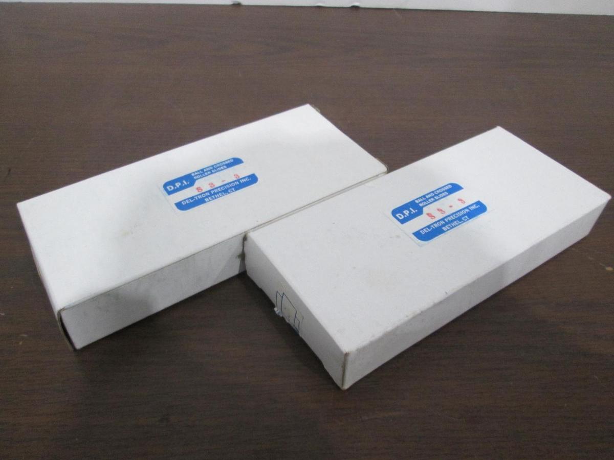 D.P.I. S3-3 Del Tron Precision Linear Ball Slide, , New, Lot of 2