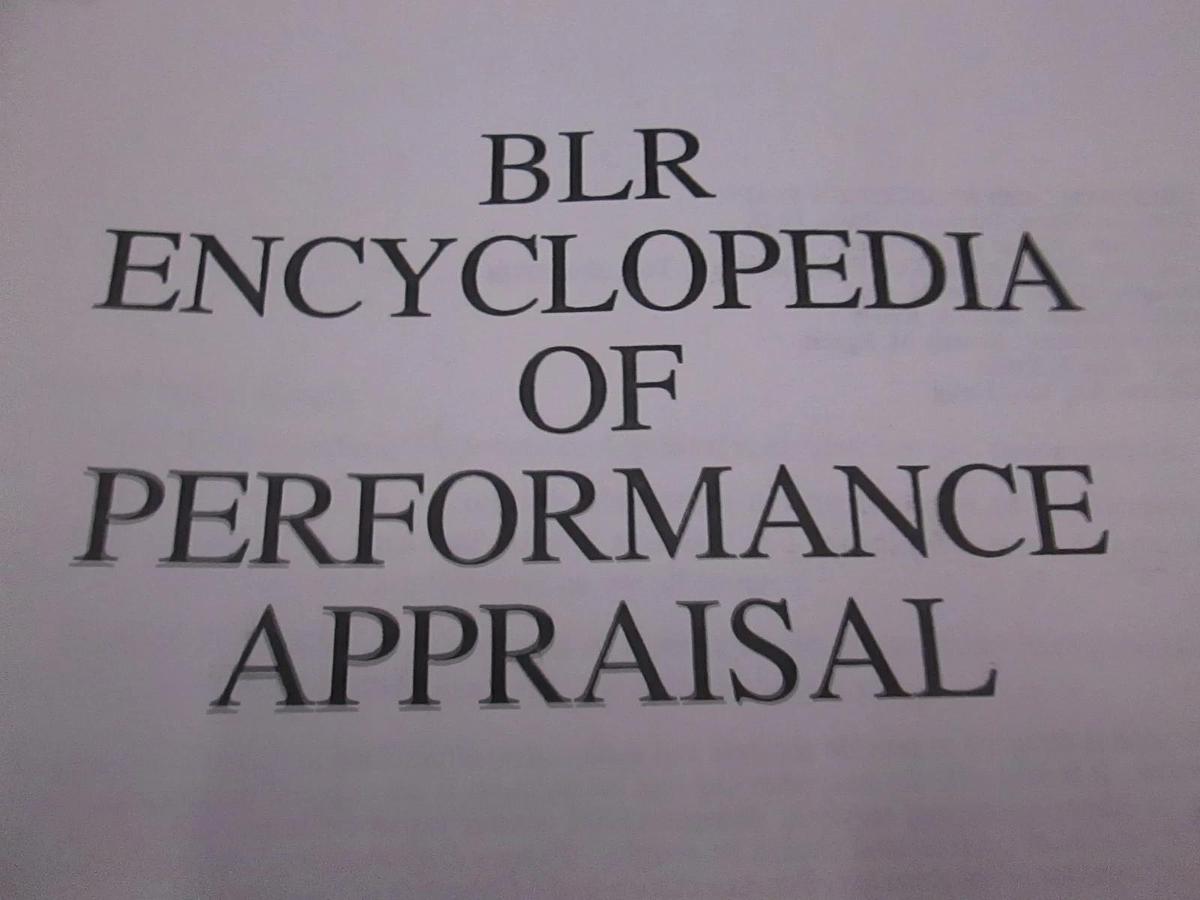 Used BLR Encyclopedia of Performance Appraisal, Used