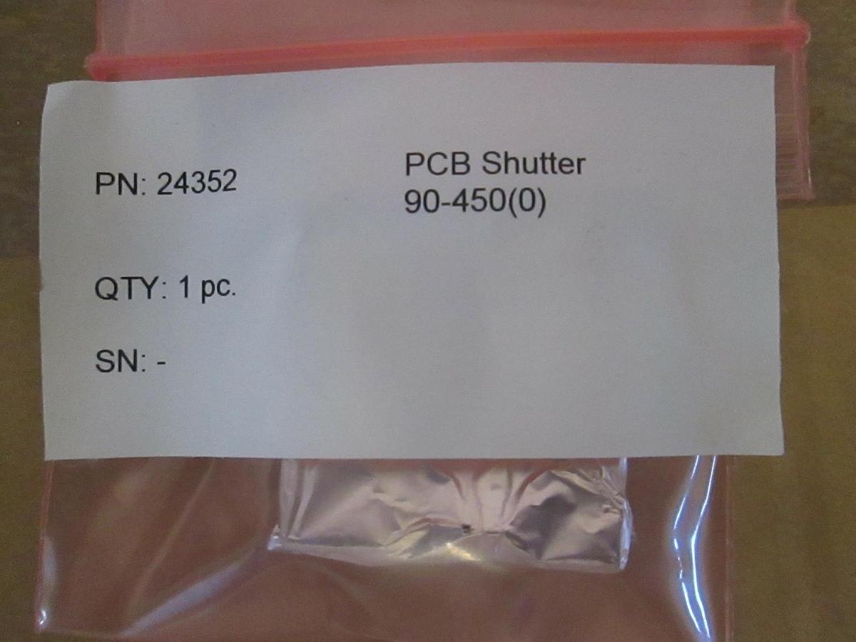 Used PCB Shutter, 90-450, New