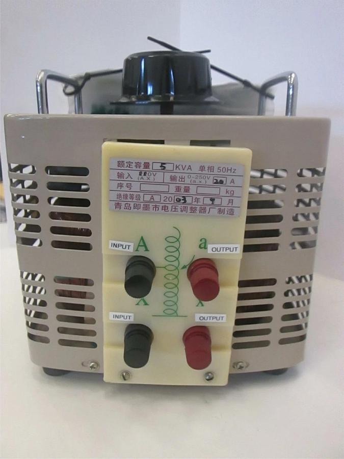 Used Pan Didactic, Variable Voltage Single Stage Transformer, New