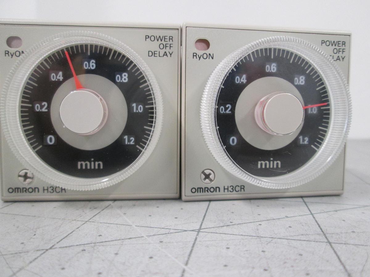 Used Omron, H3CR-H8L, AC/DC24 M, Solid State Timer, 24V 8-Pin 5A 250VAC