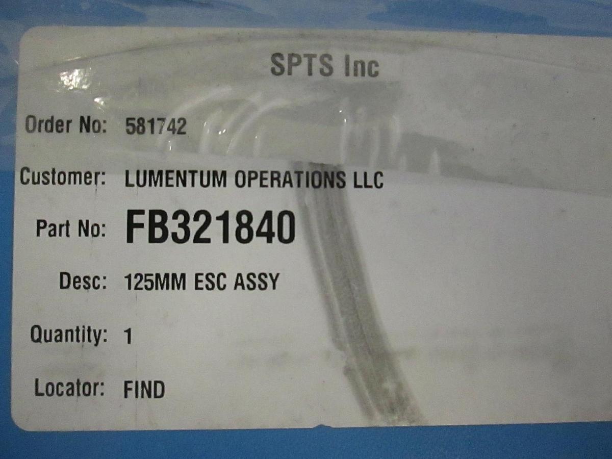 SPTS Inc., 125mm ESC Assy, FB321840, New