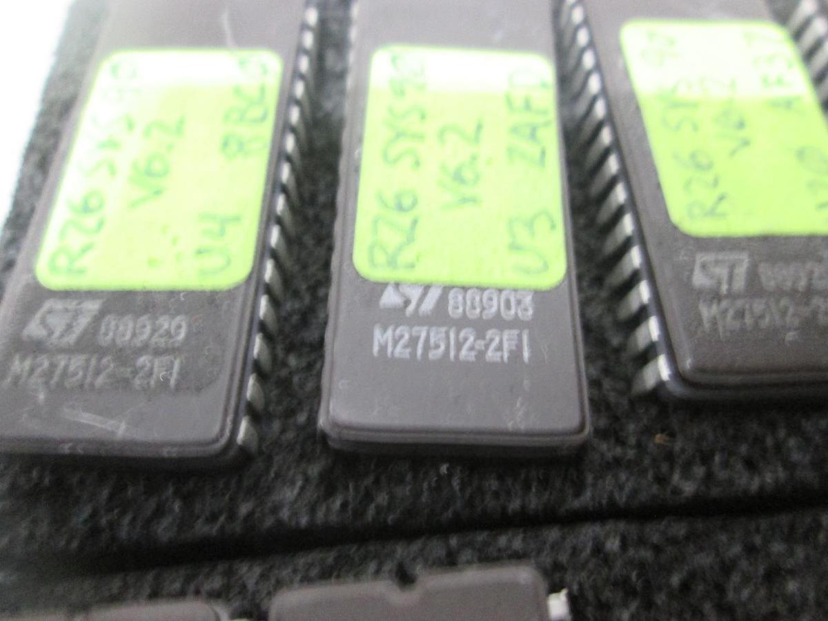 Used Texas Instruments, R26 SYS 90 V6/2, M27512, Integrated Circuit, Used, Lot of 4
