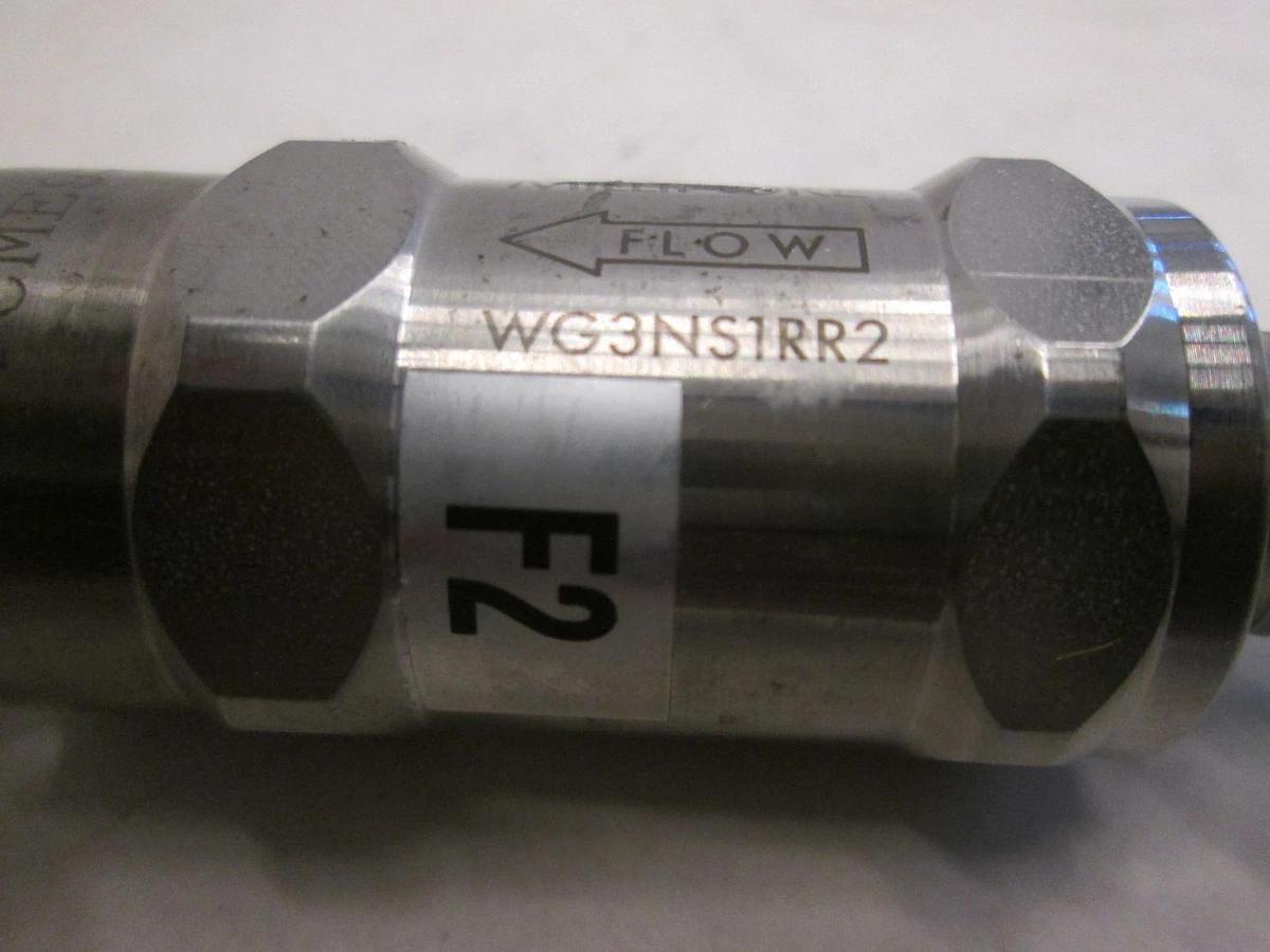 Used Millipore, WG3NS1RR2, Inline Gas Filter, Used