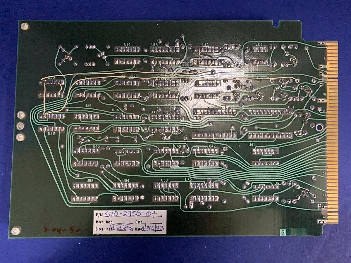 Used Tektronix R1340-1803 Status Card P10, 670-2905-04 PCB Assy, Used