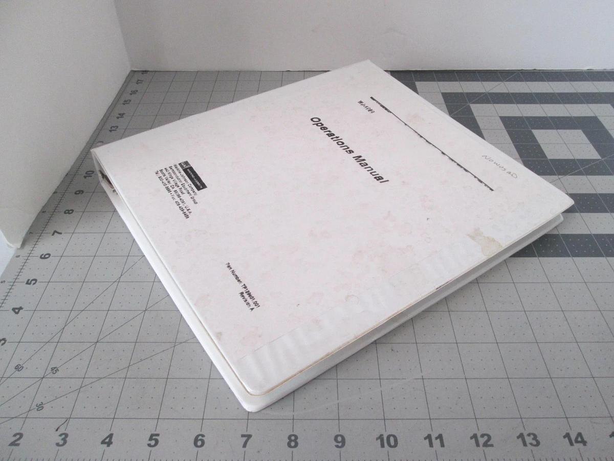 Used Watkins Johnson, Operations Manual, WJ-1000, Used