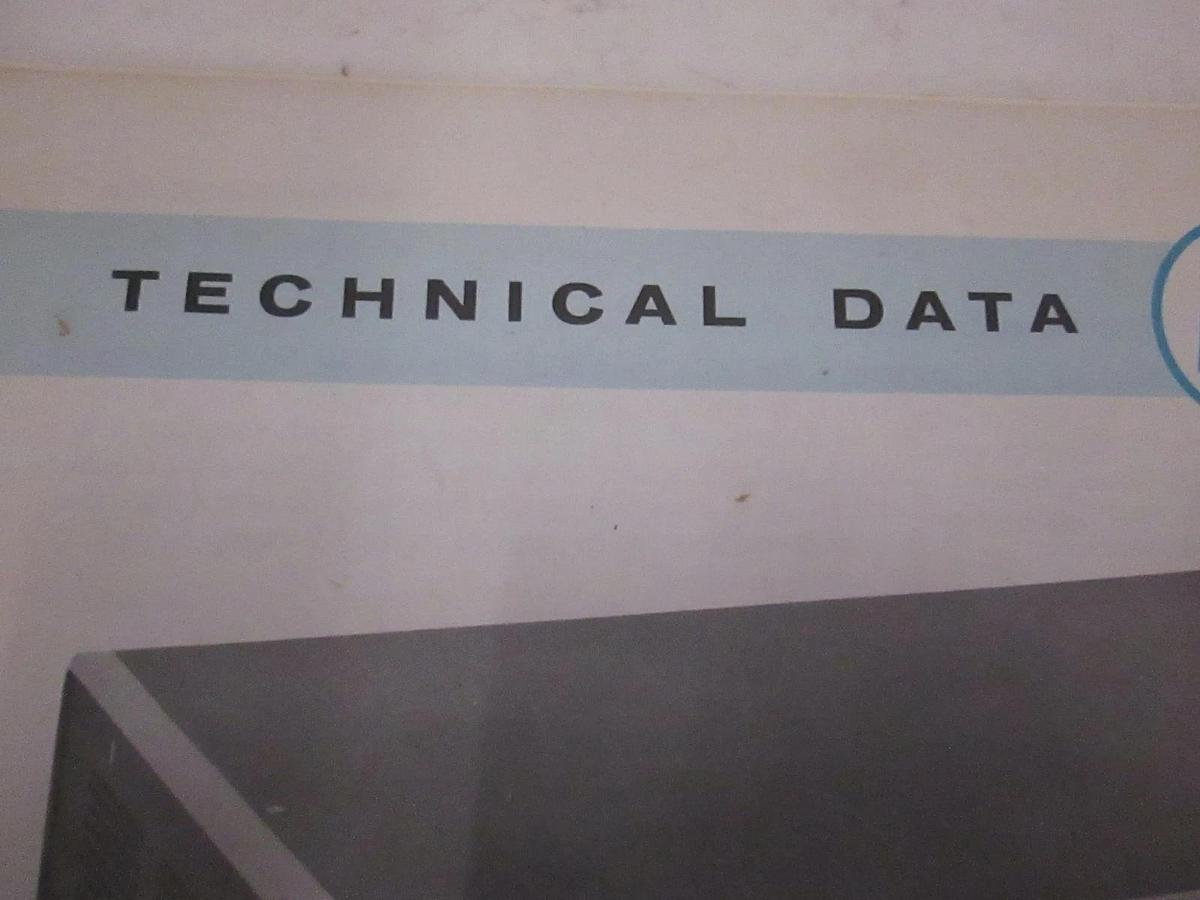 Used HP 690 Sweep Oscillators 1-40Gc Technical Data, Used