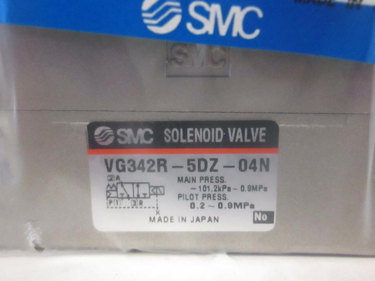 Used SMC VG342R-5DZ-04N Solenoid Valve Assy w/ V0307-5DZ, Used