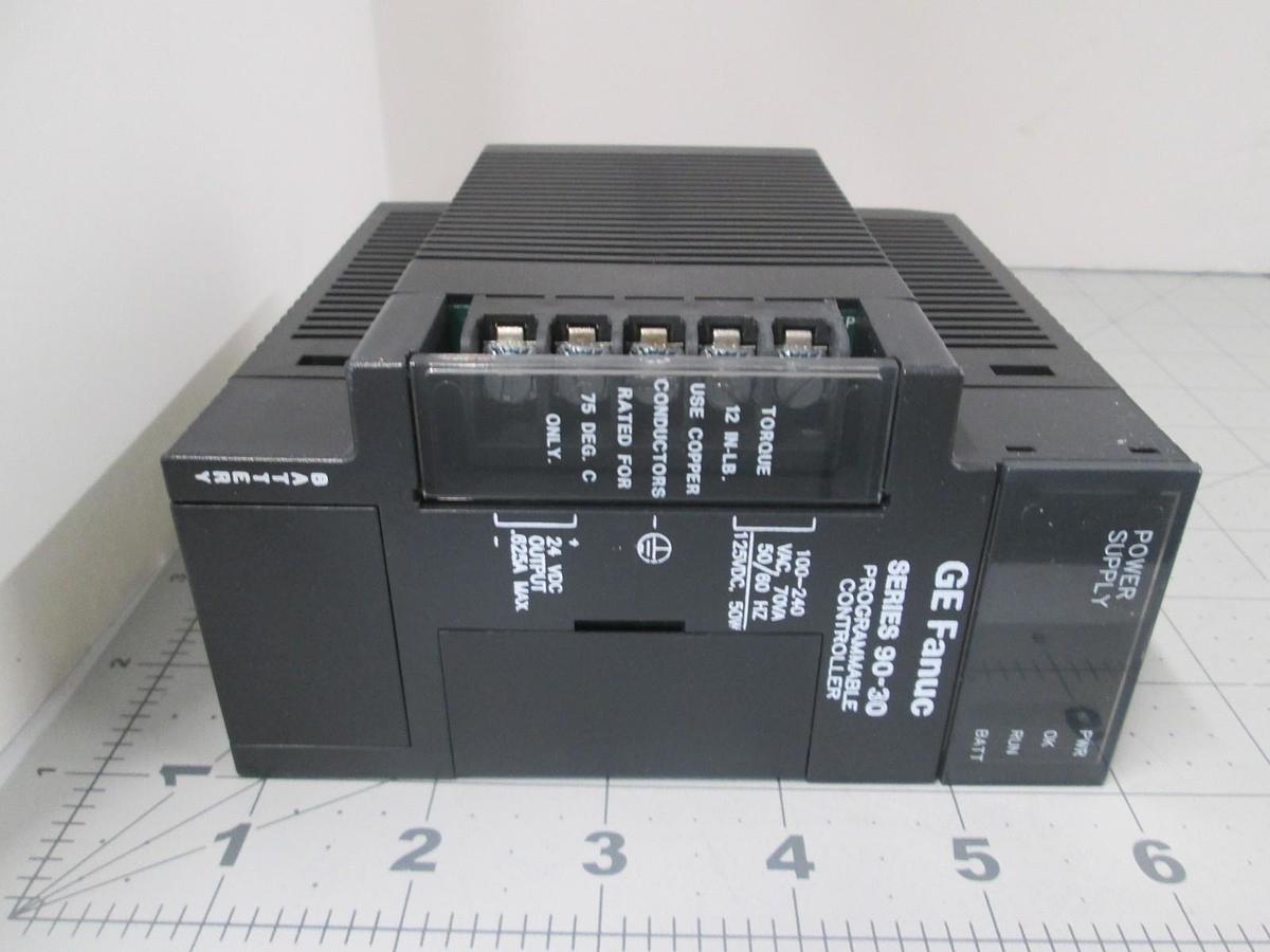 Used GE Fanuc, IC693PWR321L, 30W Power Supply, Series 90-30 Programmable Control Used