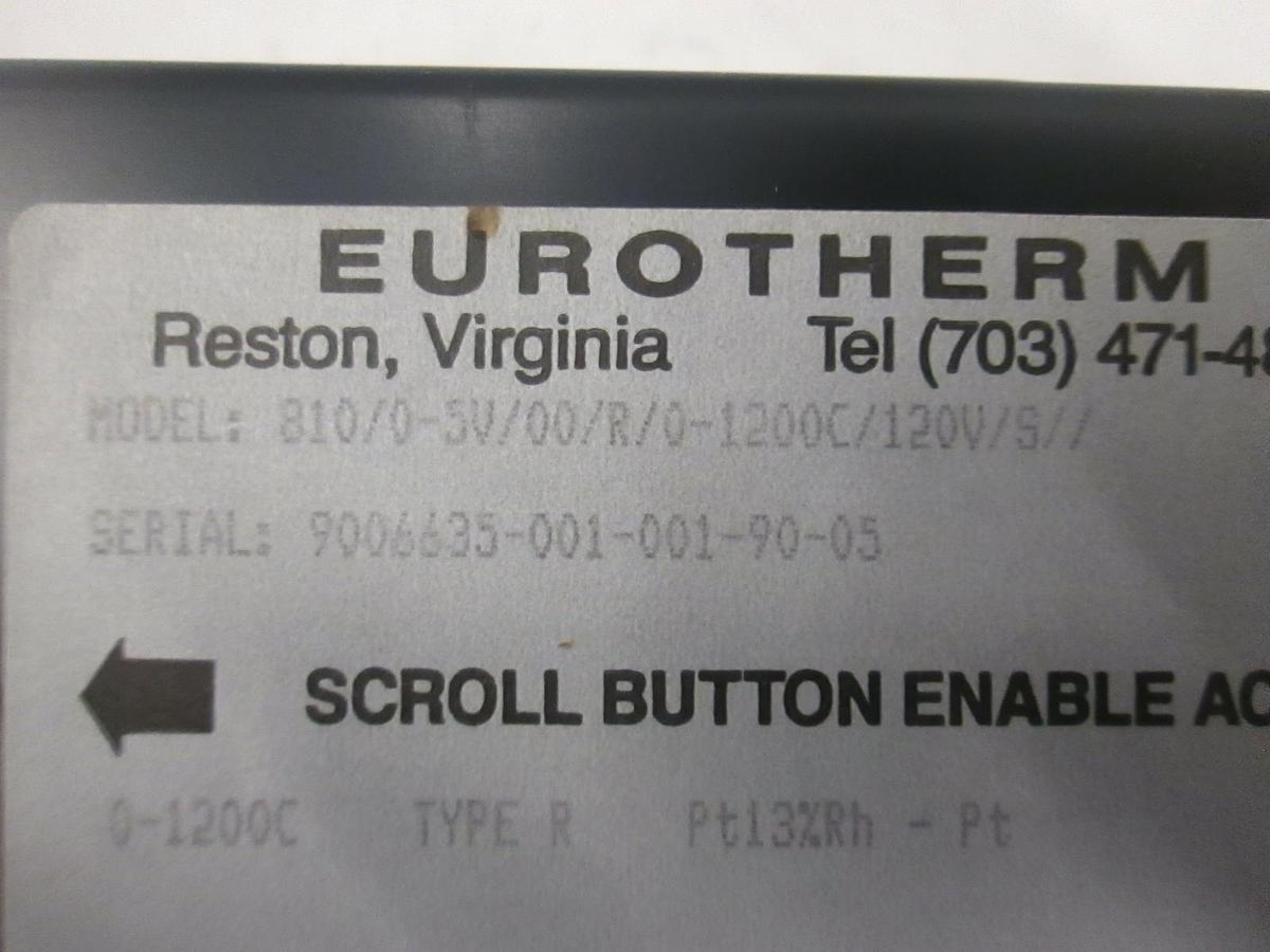 Used Eurotherm Model 8180/0-5V, Temperature Controller, New