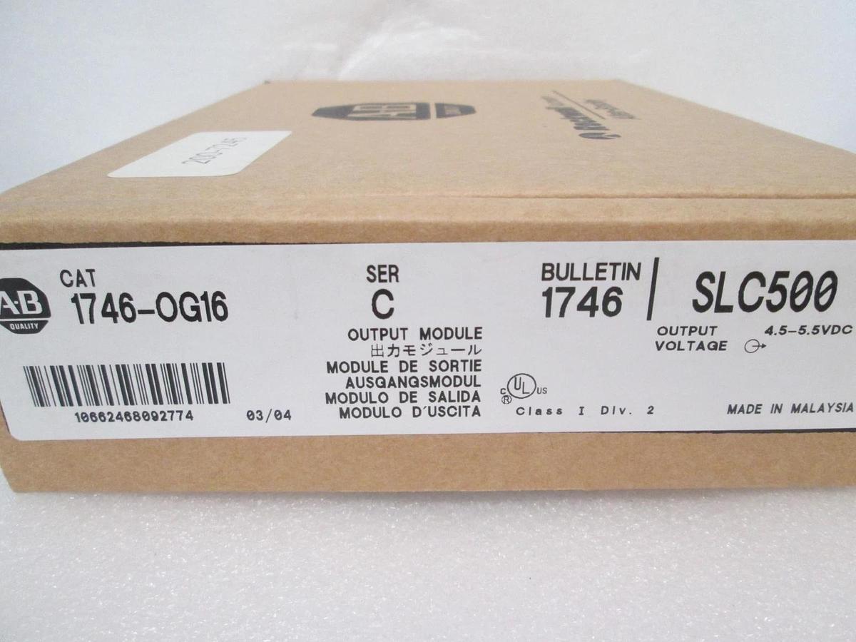 Allen Bradley, 1746-OG16, Input Module, Digital I/O Module, SLC500, New