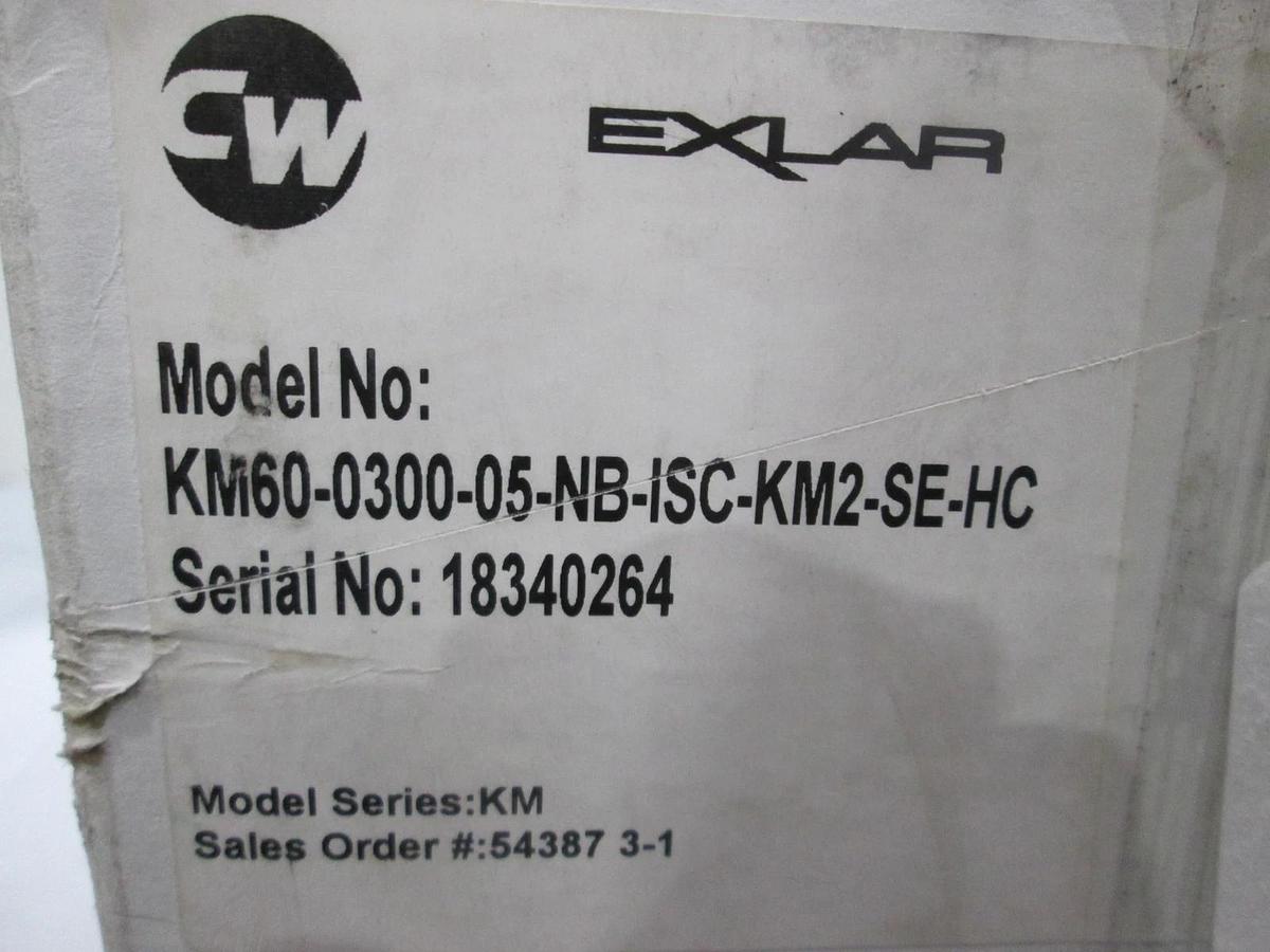 Curtis Wright, Exlar, KM60-0300-05-NB-ISC-KM2-SE-HC, Roller Screw Actuator, New