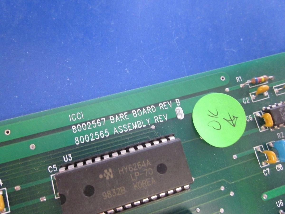 Used ICCI 8002565 Rev B, PCB Assembly, Working When Removed