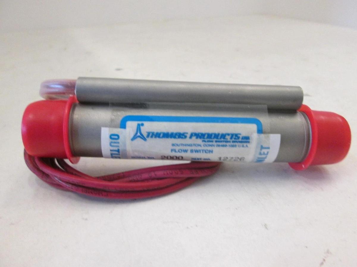 Thomas Products, Flow Switch, Model No. 2000, 2 GPM Flow Rate, New