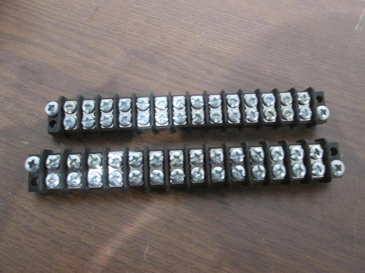 Used Cinch, 14 Position Terminal Block, Used, Lot of 2