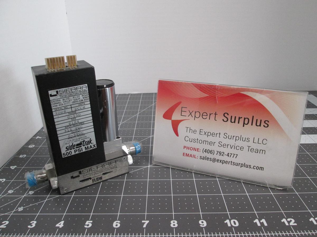 Used Sierra Instruments, Sidetrak Mass Flow Controller 150 SCCM SiH4 Silane