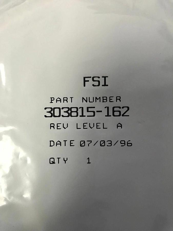 FSI 303815-162 Teflon O-Ring 5.737" ID, #162, Lot of 3