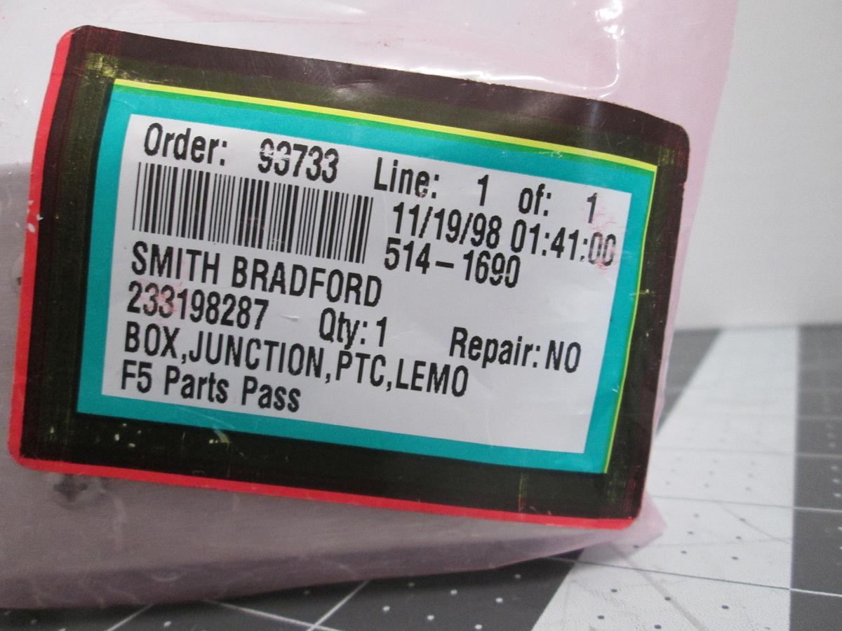Smith Bradford, 233198287, Junction Box PTC LEMO Assembly NEW In Package