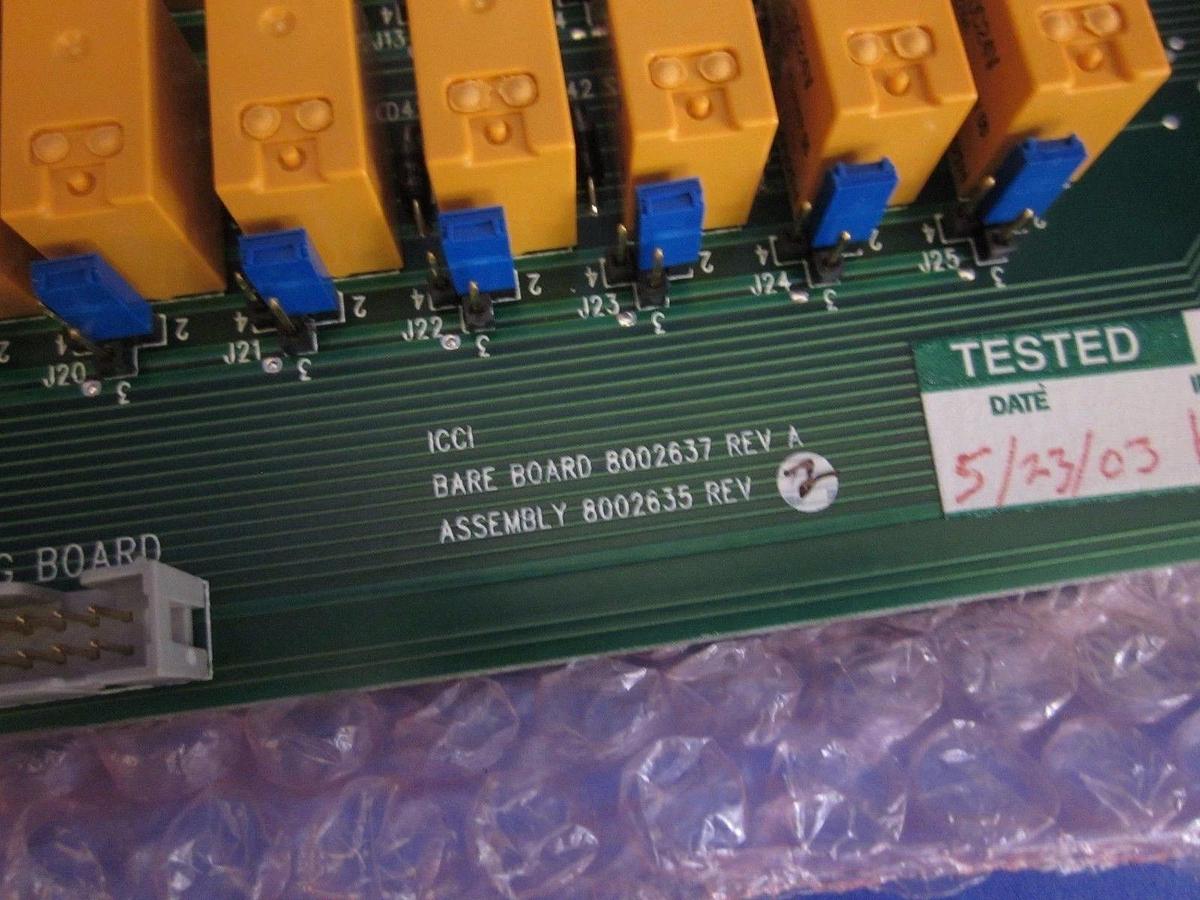 Used ICCI PCB Assembly 8002637 Rev A