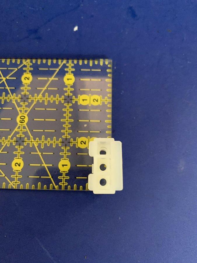 Used 3 Position Rectangular Housing, Plug Connector, Nylon, Lot of 65+
