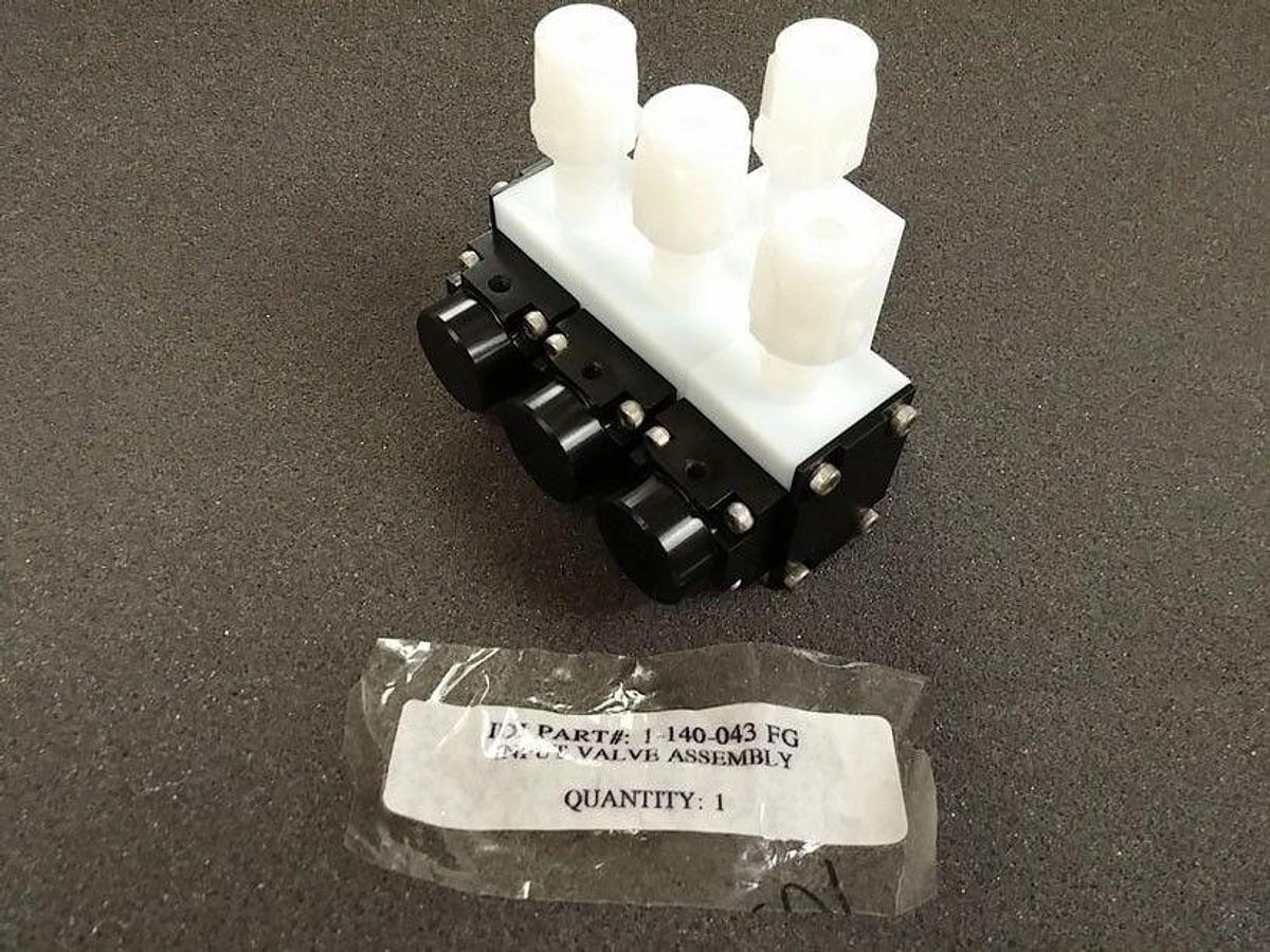 Used IDI 1140043FG Teflon Input Valve Assembly, New